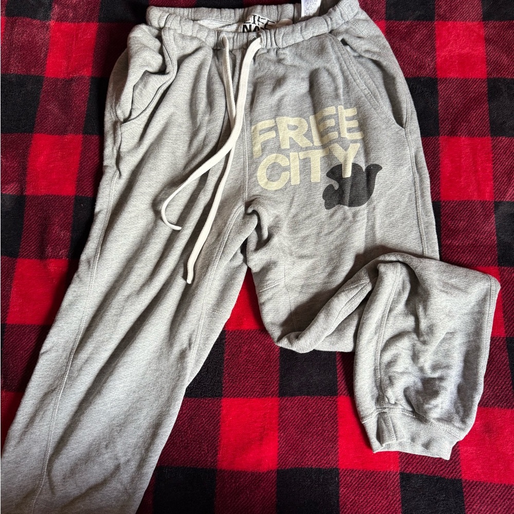Free city  Heather Gray sweatpants